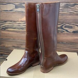 Frye Brown Leather Knee-High Boots